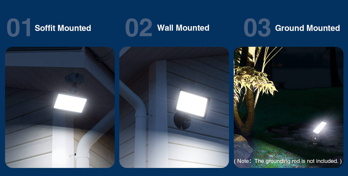 Onforu 65W LED Flood Light with Knuckle Mount FG153